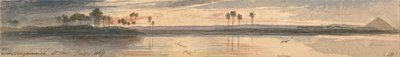 Near Mesghouneh by Edward Lear